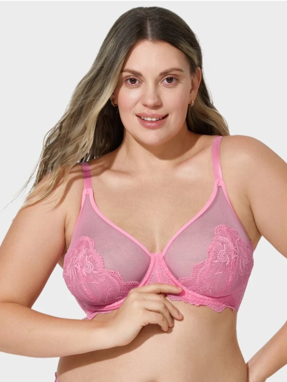 BNWT SheCurve Full Coverage Lace Minimizer Bra, several sizes avail